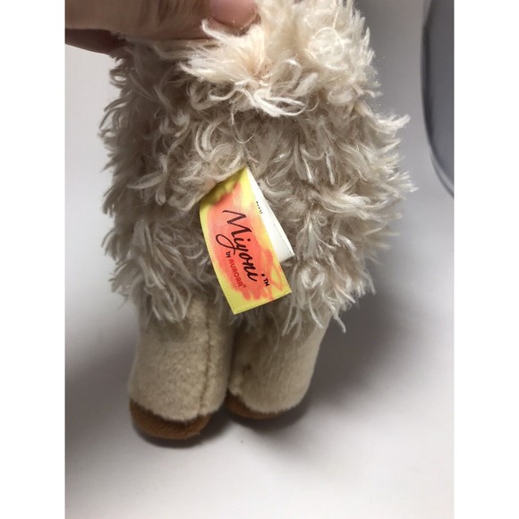 Baby Llama Plush Miyoni by Aurora Stuffed Animal 10” Alpaca Tan - Picture 6 of 12